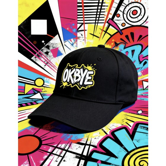 「OKBYE」暗黑街頭棒球帽