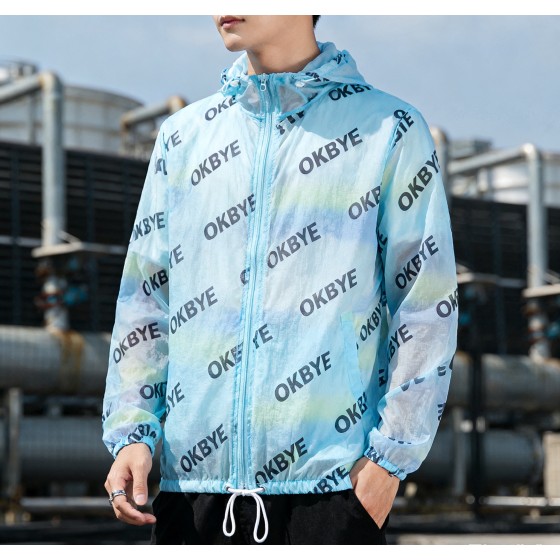 OKBYE 漸變滿印輕薄防曬外套